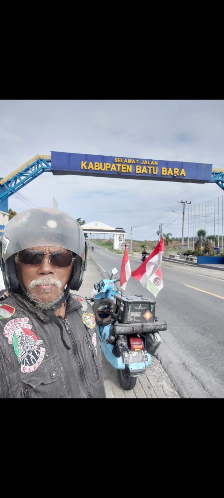 Djariyono dari Portugis Jakarta Bekasi touring ke Sumatra Utara.